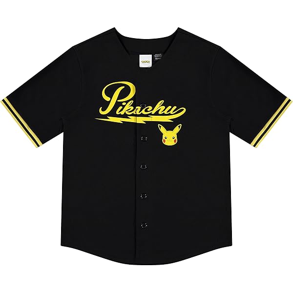 Amazon.com: Pokemon Pikachu Baseball Jersey Charizard Pokeball